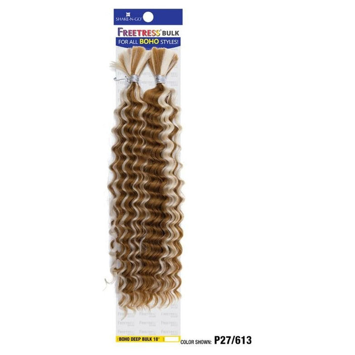 Shake N Go Freetress Bulk Braids - Boho Deep Bulk 18" - Braids and Wigs