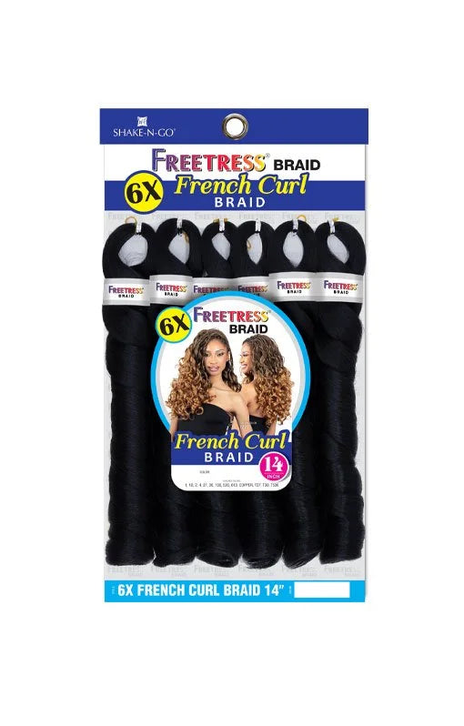 Shake-N-Go 6X French Curl Braid 14" – Freetress