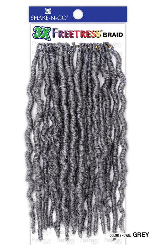 Shake N Go Freetress Synthetic Hair Crochet Braids - 3X POPPIN' LOC 12"