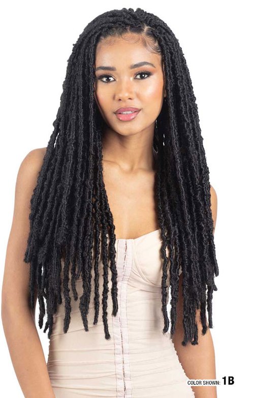 Shake N Go Freetress Synthetic Pre-Looped Crochet Braids - 3X POPPIN' LOC 22"