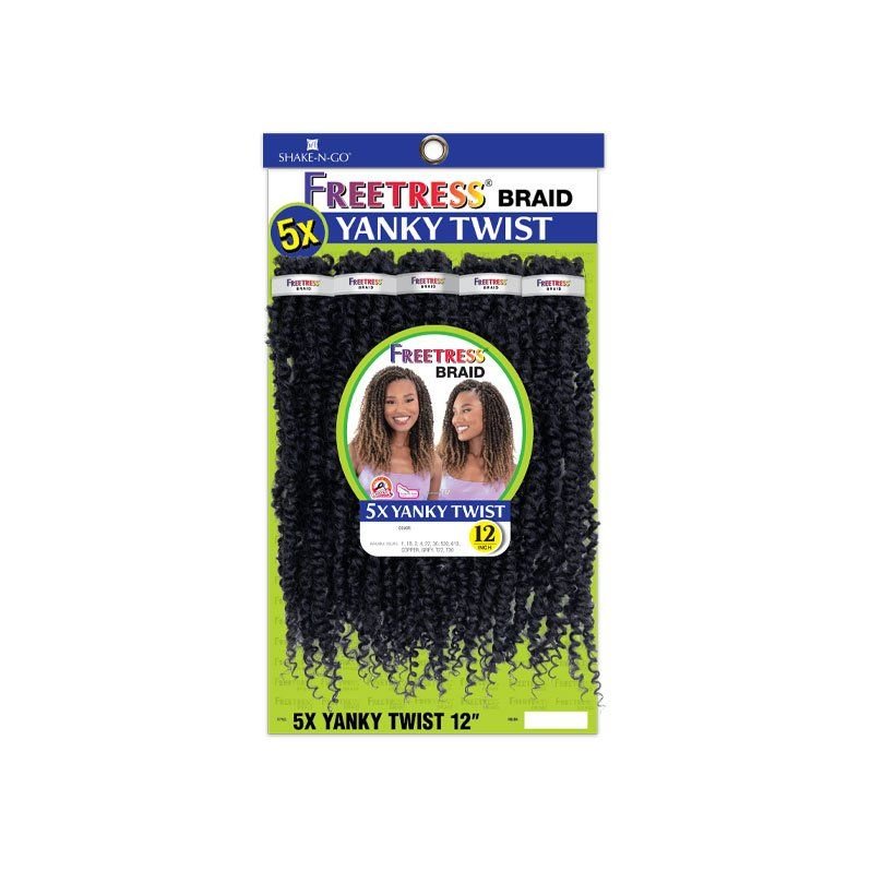 Shake N Go Freetress 5X Yanky Twist 12" - Braids and Wigs