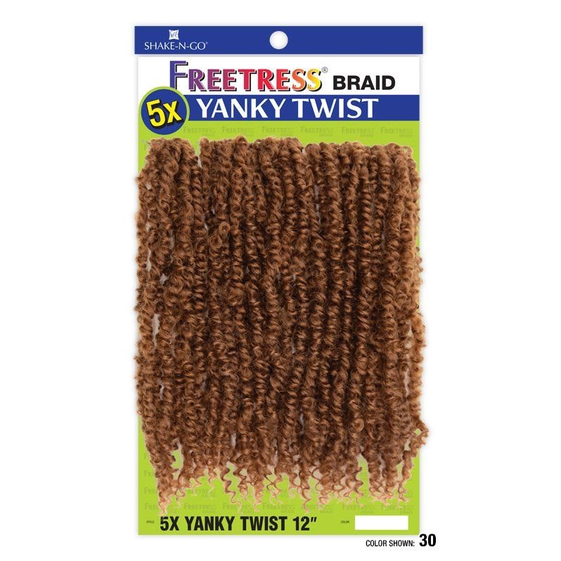 Shake N Go Freetress 5X Yanky Twist 12" - Braids and Wigs