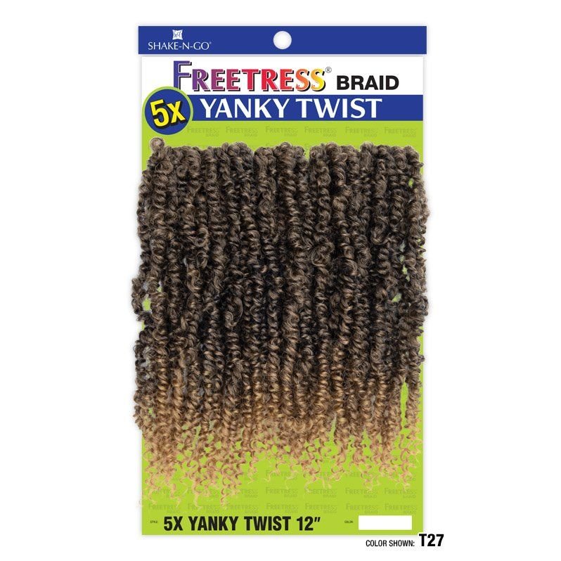 Shake N Go Freetress 5X Yanky Twist 12" - Braids and Wigs