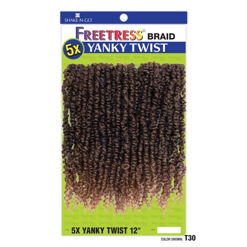 Shake N Go Freetress 5X Yanky Twist 12" - Braids and Wigs