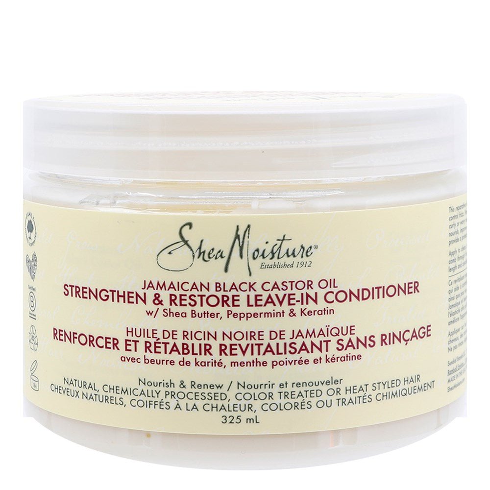 Shea Moisture Jamaican Black Castor Oil Leave - In Conditioner (11Oz) - Braids and Wigs