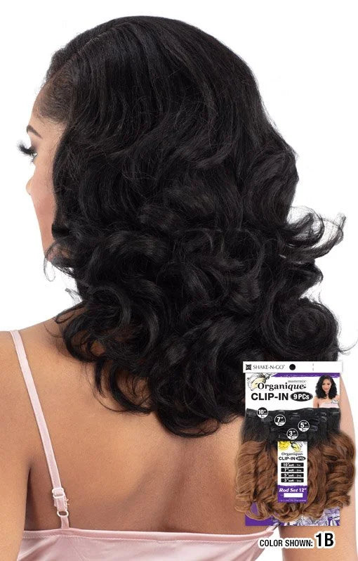 Organique 9pcs Clip-In - Rod Set 12"