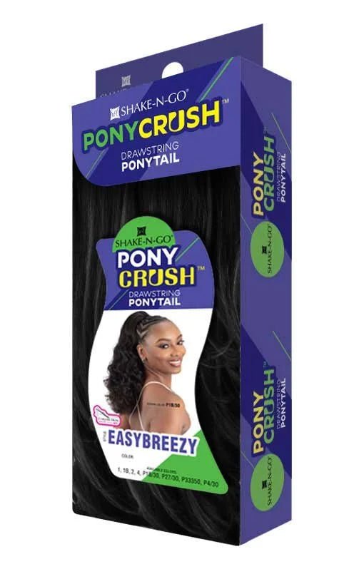 Shake-N-Go Ponycrush Drawstring – Easybreezy Ponytail - Braids and Wigs