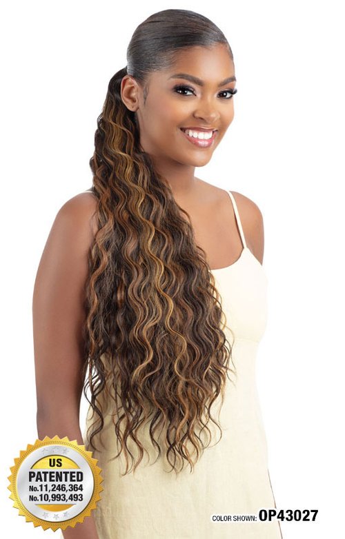 Shake N Go Freetress Organique Pony Pro Weave Ponytail - BREEZY WAVE 26"