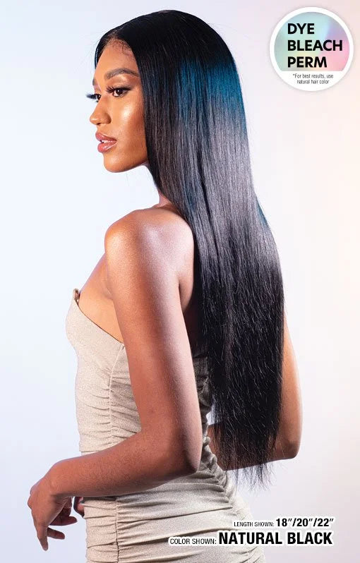 Shake N Go Freetress Glossy 100% Virgin Remy Hair Weave - Straight 12"14"16"