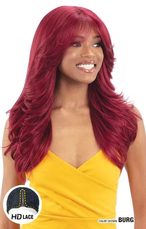 Shake - N - Go Equal Curtain Bang Lace Wig - Maven - Braids and Wigs