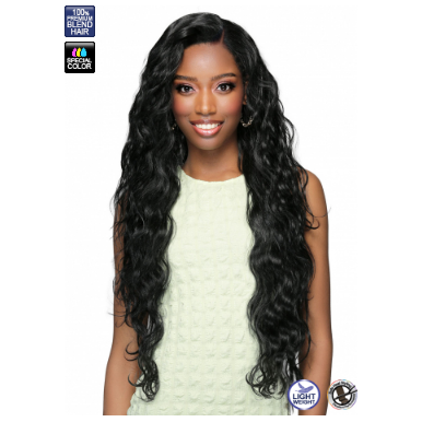 BOBBI BOSS Human Hair Blend HD Glueless Miss Origin Wig 13X6 - LYLA