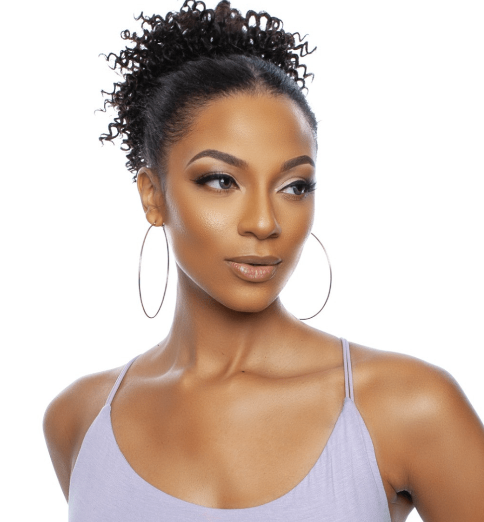 Mane Concept Pristine Queen Human Hair Drawstring - Pqwnt02 Coil Curl - Braids and Wigs