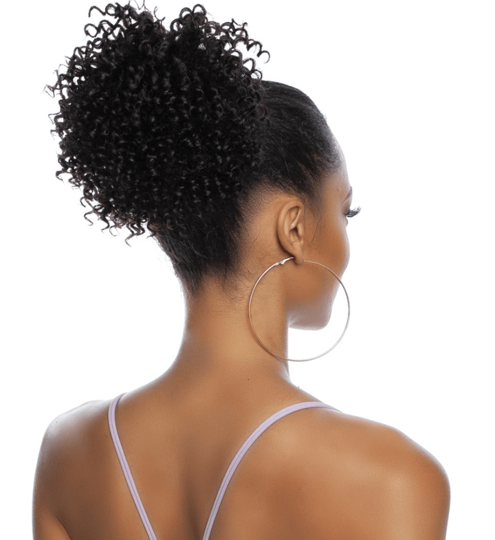Mane Concept Pristine Queen Human Hair Drawstring - Pqwnt02 Coil Curl - Braids and Wigs