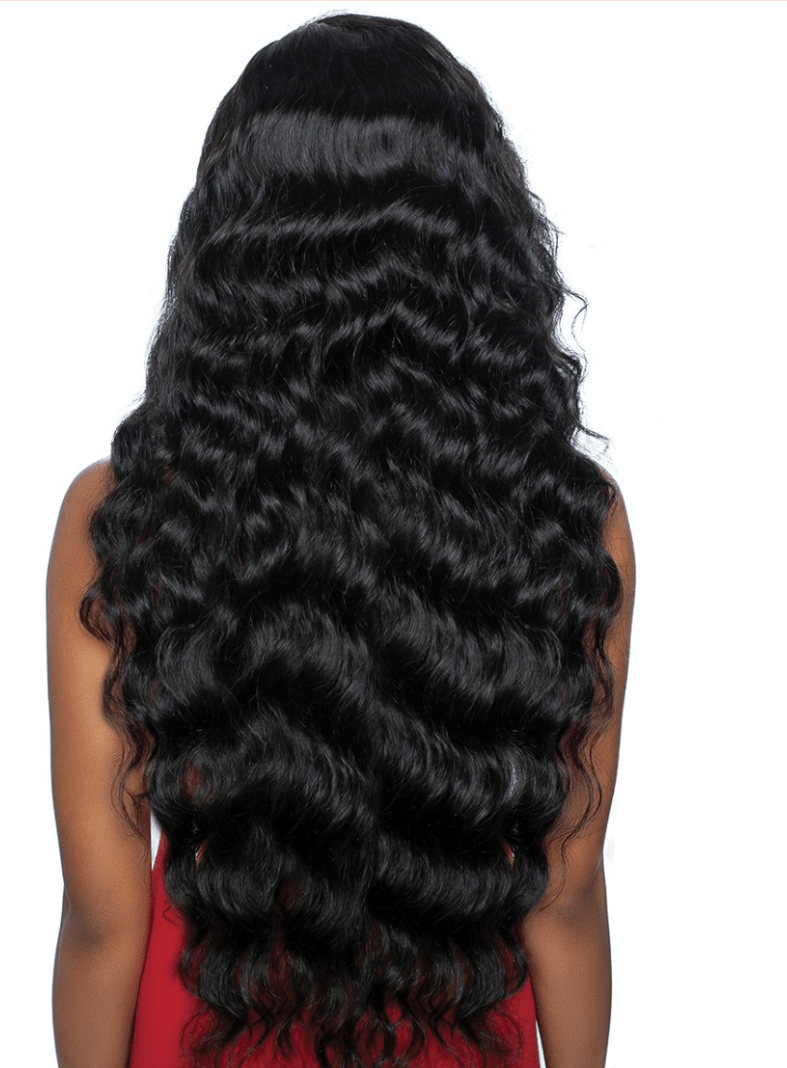 Mane Concept 100% Human Hair Trill 13x4 HD Lace Wig - Ripple Deep 32" - Braids and Wigs