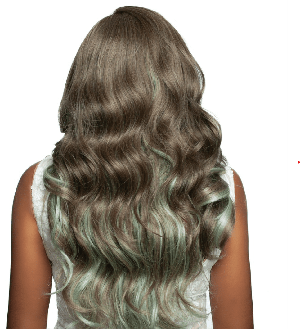 Mane Concept Human Hair Blend Brown Sugar Skinbond Lace Front Glueless Wig 9X6 Pre Cut 03 - Braids and Wigs