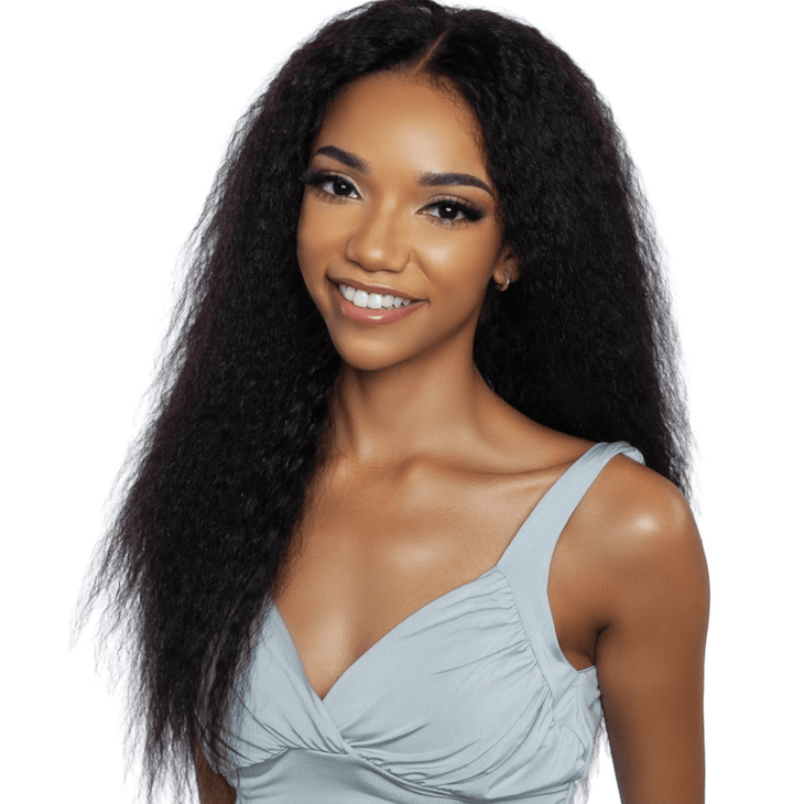 Mane Concept Human Hair Feather Micro Crochet Braids - Kinky Straight 18" - Braids and Wigs