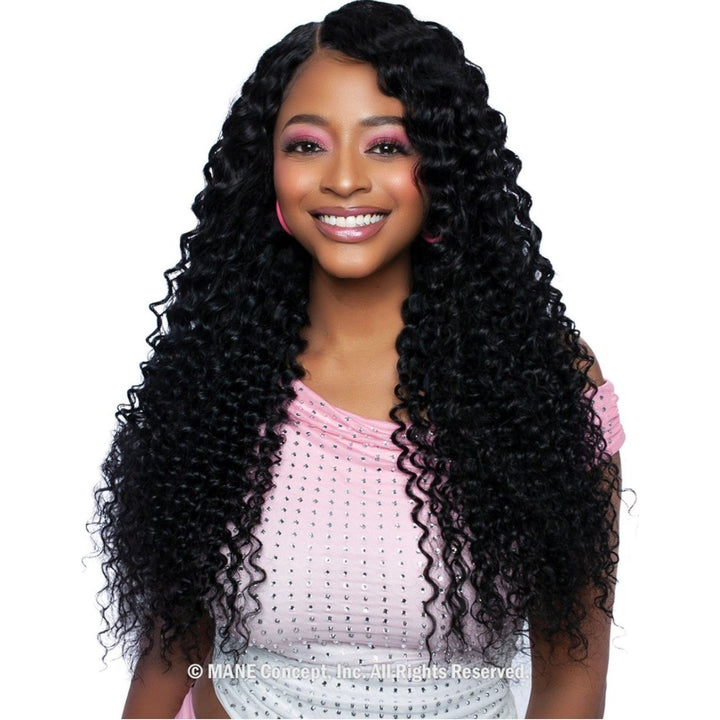 Mane Concept Pristine A+ Crush Pop 100% Unprocessed Hair Multi Pack - Deep Wave - Braids and Wigs