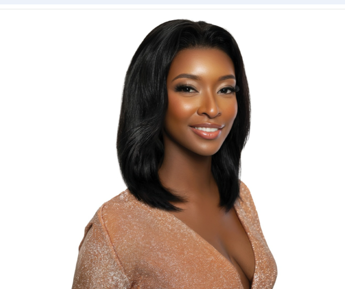 Mane Concept Trill Gold Luster 100% Unprocessed Virgin Remy Hair 13X6 Layered Bob 14“