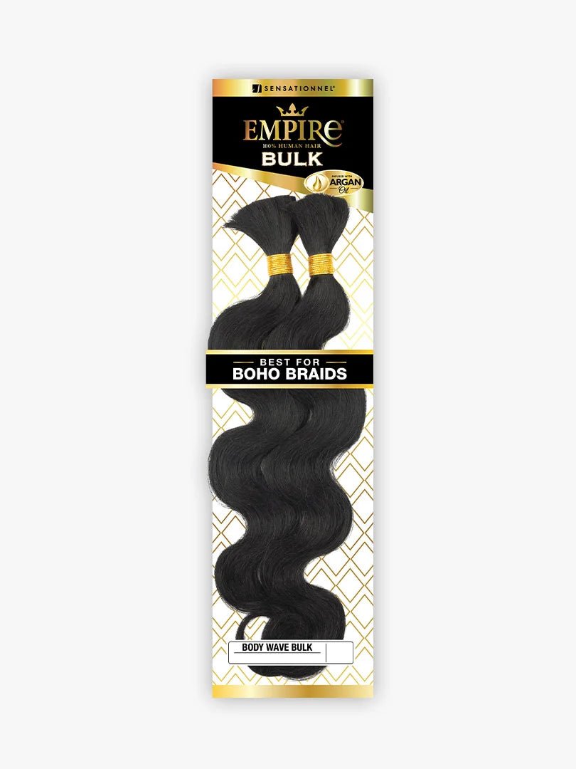Sensationnel 100% Human Hair Empire - Body Wave Bulk 18" - Braids and Wigs