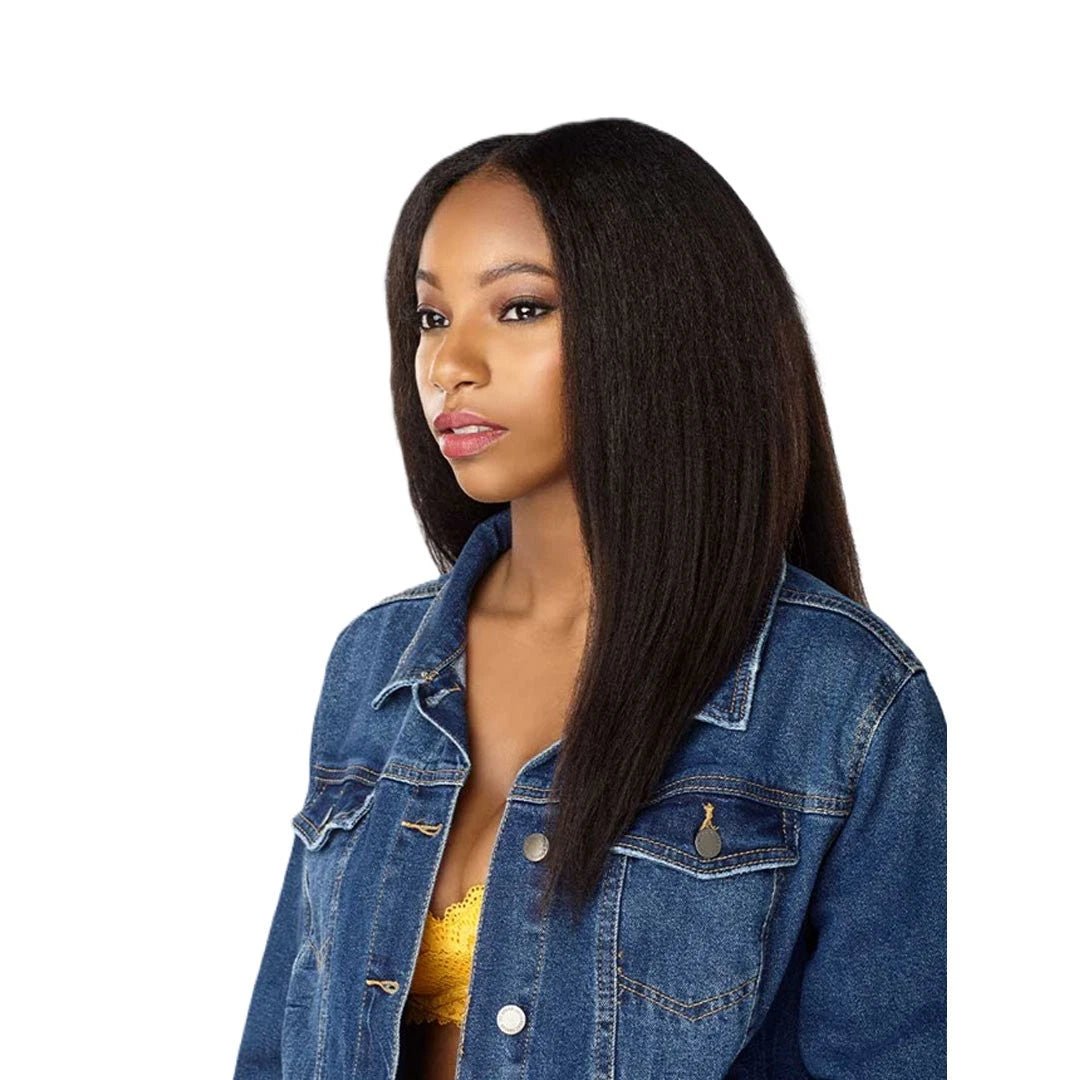 Sensationnel Curls Kinks N Co Human Hair Textured Clip - Ins - 1c Clique 14" [Natural] - Braids and Wigs
