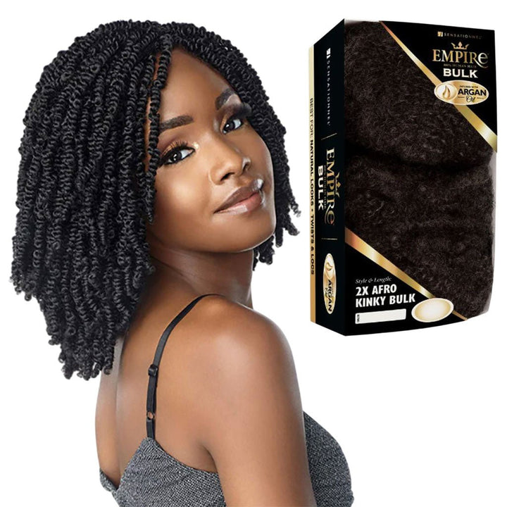 Sensationnel Empire 2X Afro Kinky Bulk 16" - Braids and Wigs