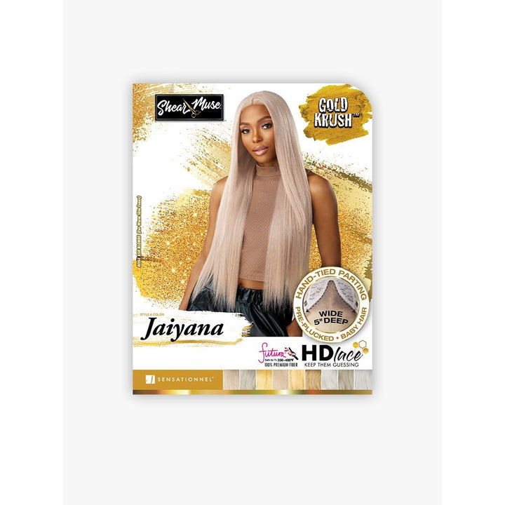Sensationnel Shear Muse Lace Front Wig - Gold Krush Jaiyana - Braids and Wigs
