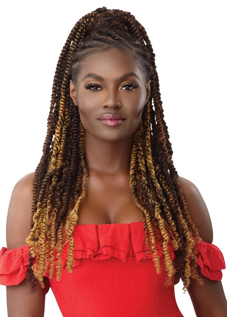 Outre X - Pression Twisted Up - Springy Bohemian Twist 24" 3X - Braids and Wigs