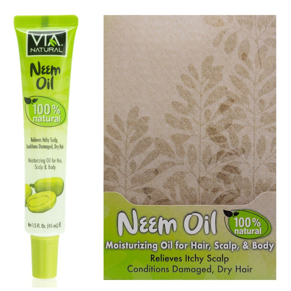Via Natural Neem Oil Treatment Tube - 1.5oz - Braids and Wigs