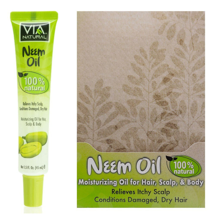 Via Natural Neem Oil Treatment Tube - 1.5oz - Braids and Wigs