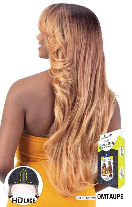 Shake - N - Go Equal Curtain Bang Lace Wig - Bombshell - Braids and Wigs