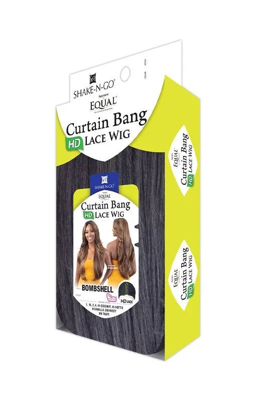 Shake - N - Go Equal Curtain Bang Lace Wig - Bombshell - Braids and Wigs