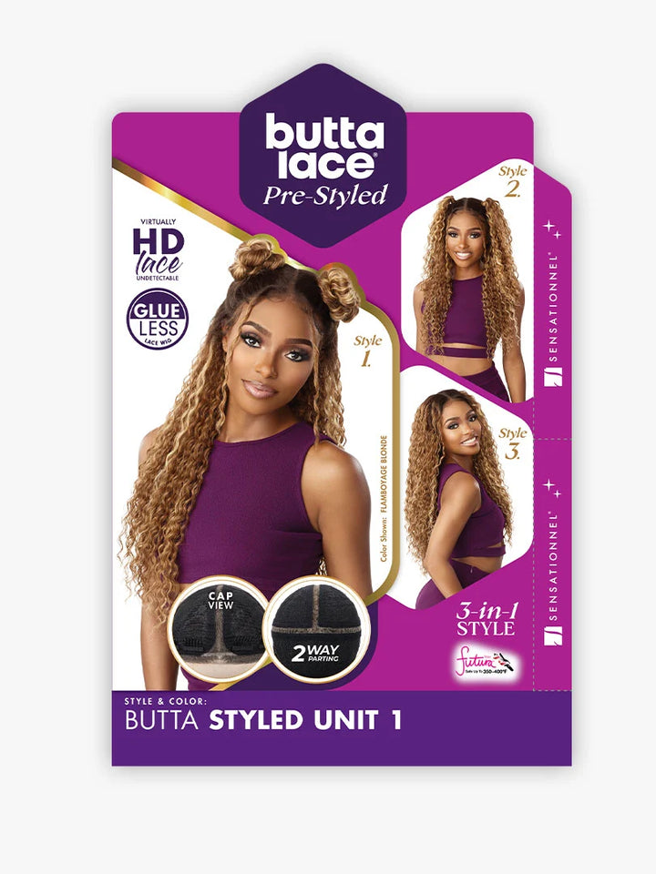Sensationnel Butta Pre-styled Lace Front Wigs - Butta Pre-Styled Unit 1