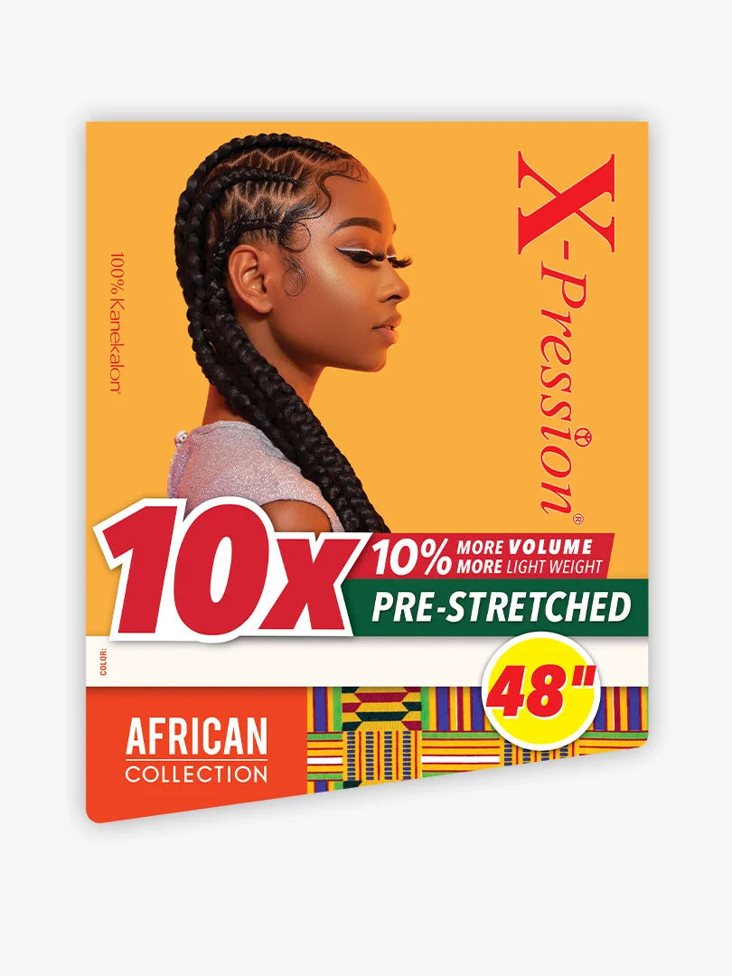 SENSATIONNEL 10X X-Pression Pre-Stretched Braiding Hair 48"