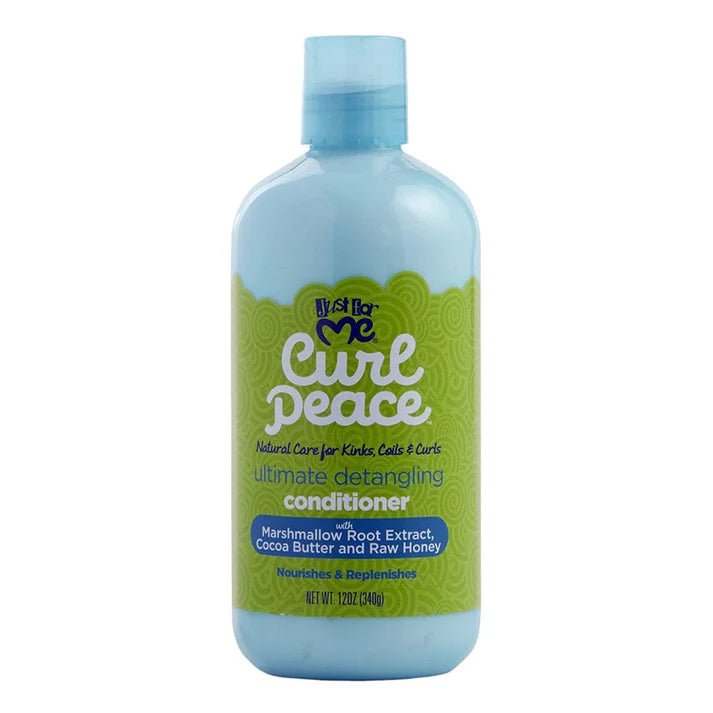 JUST FOR ME Curl Peace Ultimate Detangling Conditioner (12oz) - Braids and Wigs