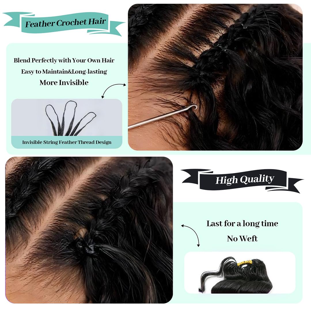 Prestige Miracle Knots Crochet Braids 18" Deep Wave - Braids and Wigs