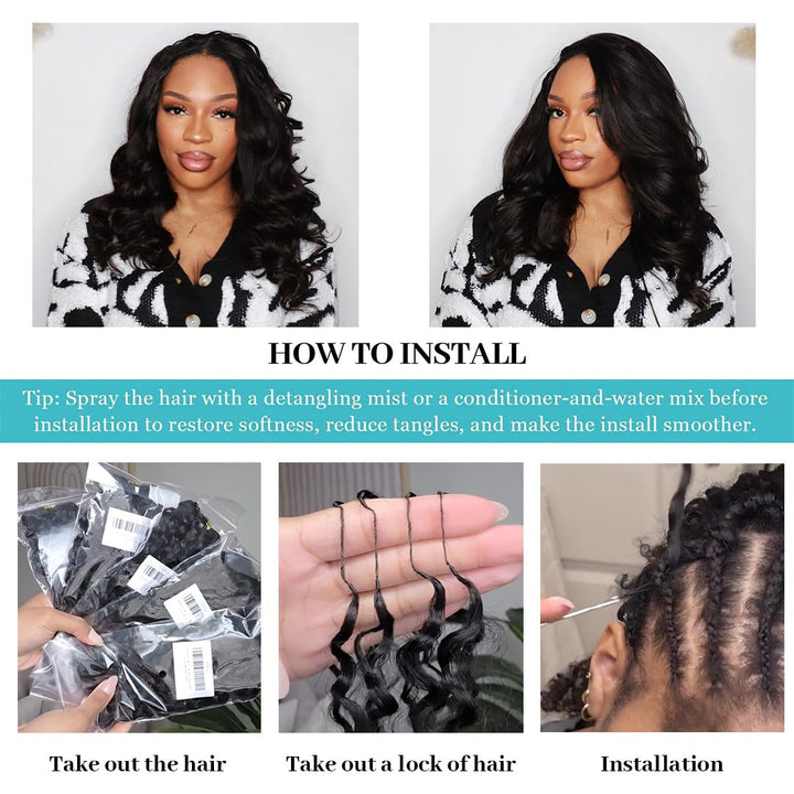 Prestige Miracle Knots Crochet Braids 18" Deep Wave - Braids and Wigs