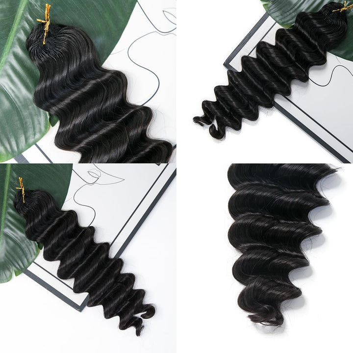 Prestige Miracle Knots Crochet Braids 18" Deep Wave - Braids and Wigs