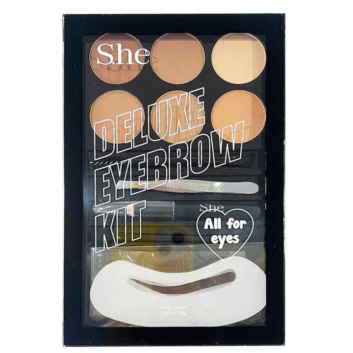 S.He Deluxe Eyebrow Kit - Braids and Wigs