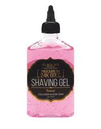 Black Ice Premium 24K Gold Shaving Gel - 8Oz - Braids and Wigs