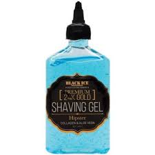 Black Ice Premium 24K Gold Shaving Gel - 8Oz - Braids and Wigs