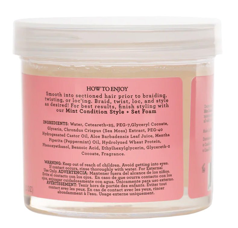 Camille Rose Mint Condition Braid Gel - Seamoss & Aloevera (12 Oz) - Braids and Wigs