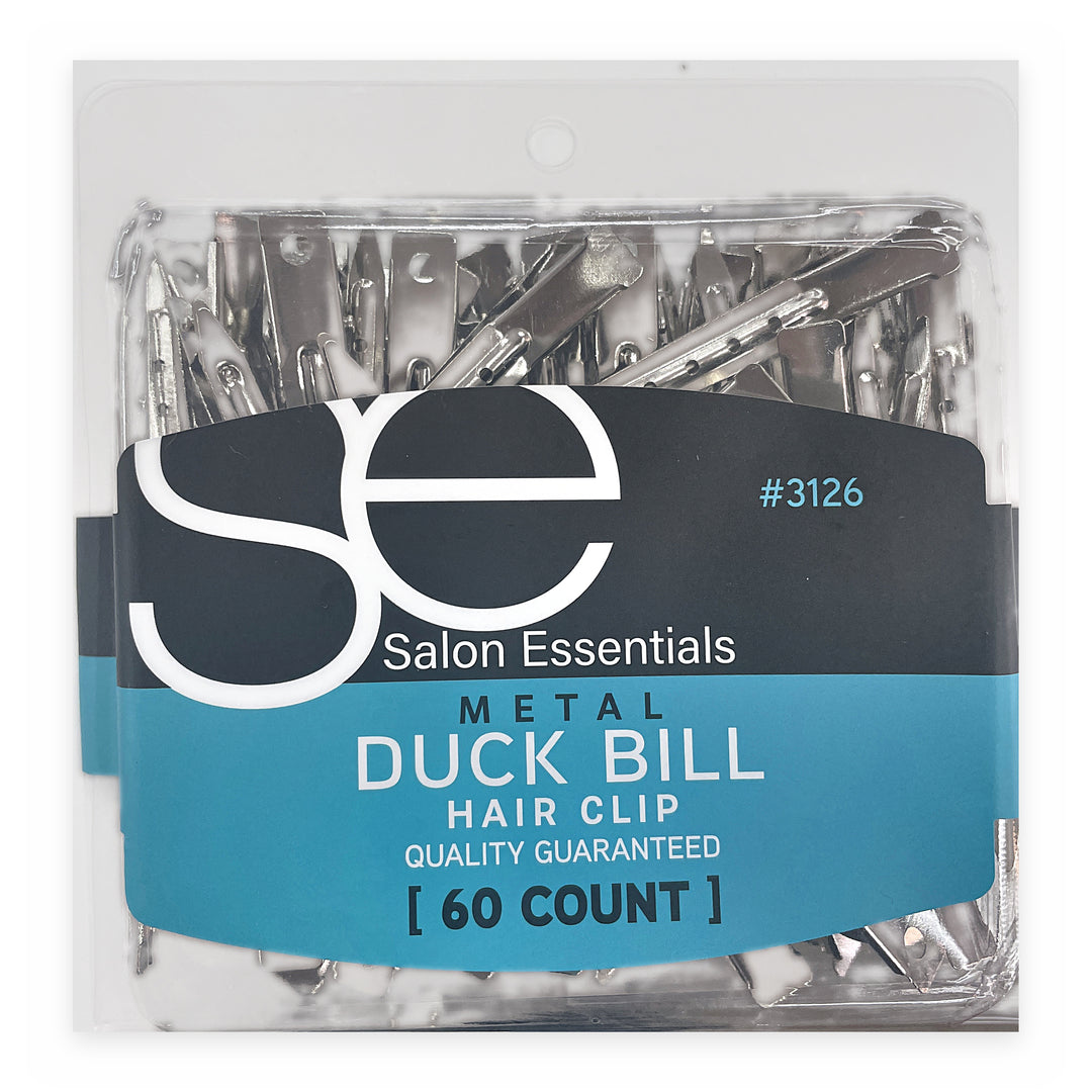 Salon Essentials Metal Duck Bill Hair Clip (60pcs)