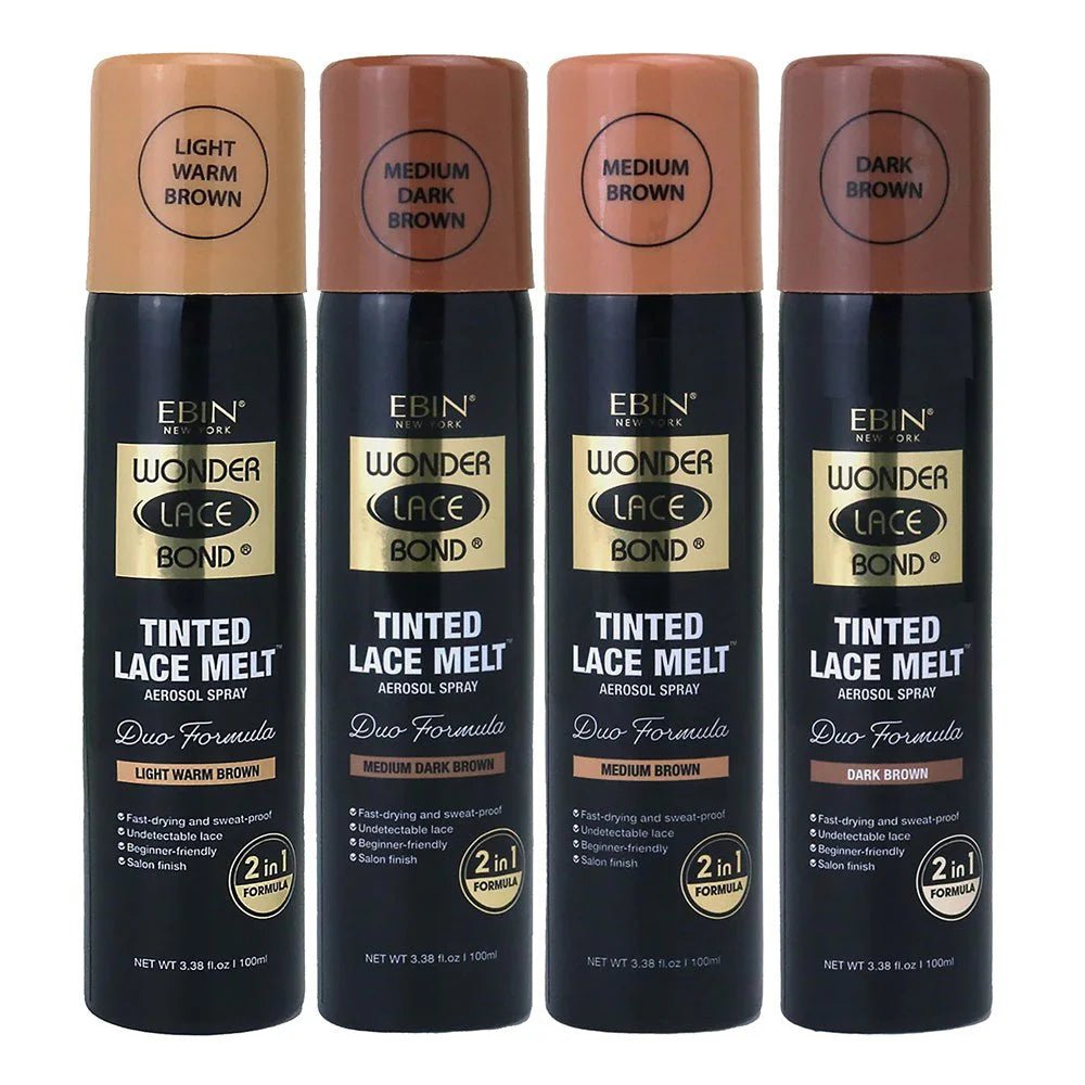 EBIN Wonder Lace Bond Tinted Lace Melt Spray (3.38oz) - Braids and Wigs