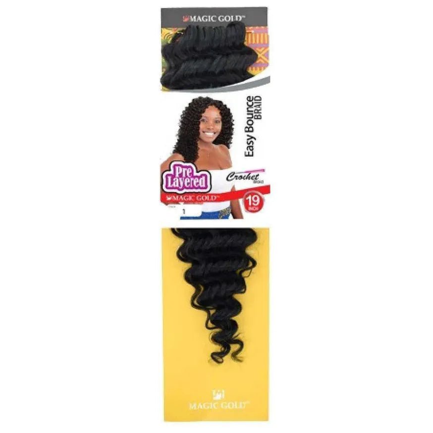 Magic Gold Pre Layered Easy Bounce Braid 19" - Braids and Wigs