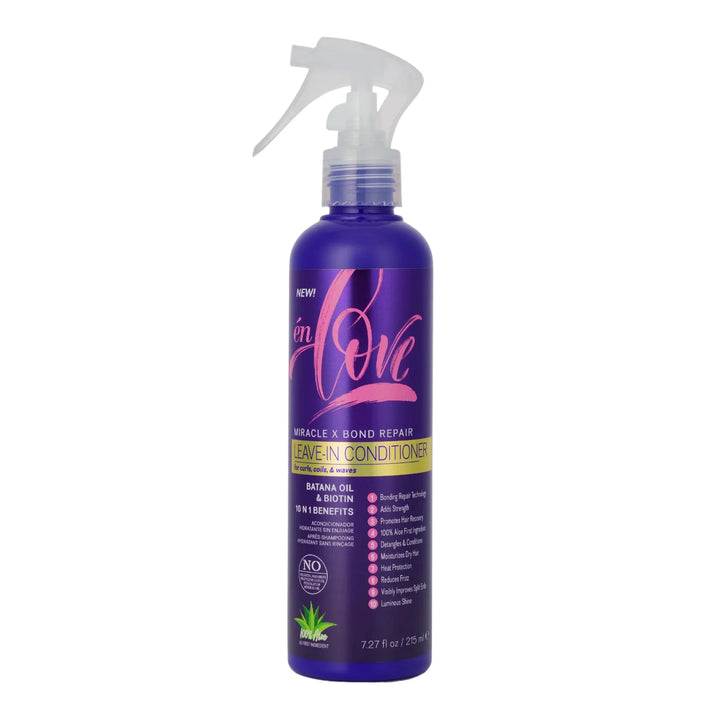 En Love Miracle X Bond Repair Leave In Conditioner Batana & Biotin (7.27oz)