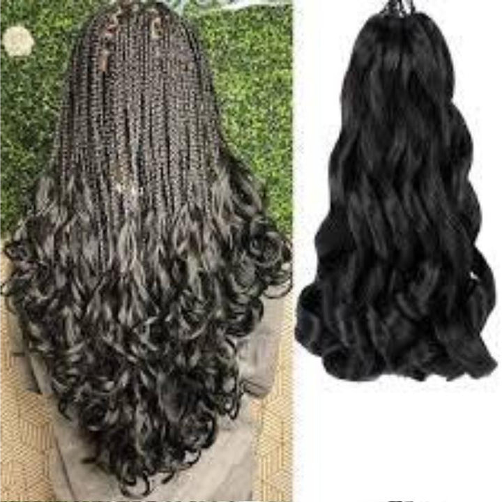 French Curl Braiding Hair 24 Inch - Braids and Wigs