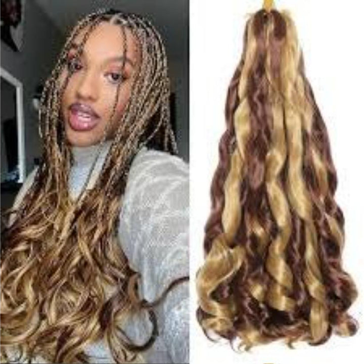 French Curl Braiding Hair 24 Inch - Braids and Wigs