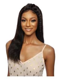 Mane Concept 100% Unprocessed Human Hair Trill 13A HD 13x4 Wig - Straight 22" - Braids and Wigs