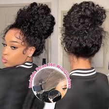 Water Deep Wave Curly Human Hair Wig | 360 Glueless Drawstring Wig, Adjustable Band & Invisible Strap - Braids and Wigs
