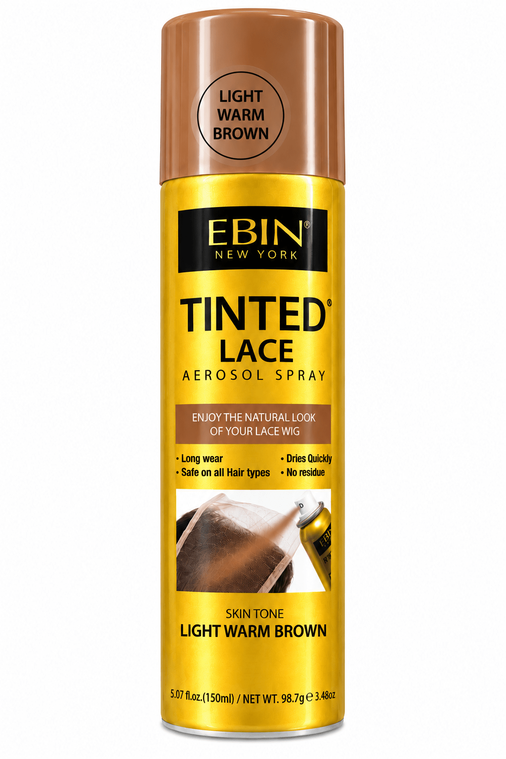 Ebin Tinted Lace Spray (3.48oz) - Braids and Wigs